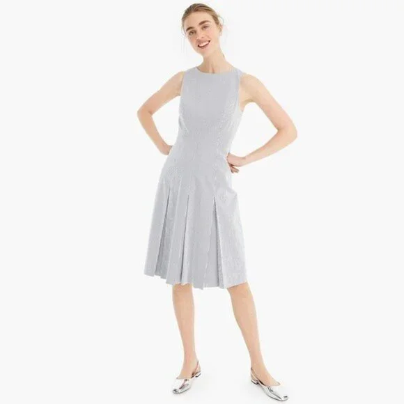 j crew pleated a line dress A-Line Pleated Dresses